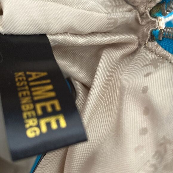 Aimee Kestenberg Canvas Lucy Satchel w/Front Pockets Handbag Bag - Picture 12 of 13